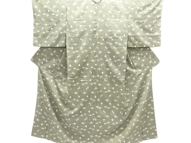 JAPANESE KIMONO / TSUMUGI / WOVEN KASURI 